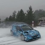 La Ford Fiesta WRC 2017 sur la neige