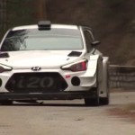 La Hyundai I20 WRC lors des essais