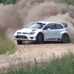 Essais d'Andreas Mikkelsen pour le rallye de Pologne 2015