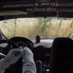 Ggros crash de Romain Fostier au rallye du Rouergue 2015