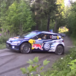 tête à queue de Mikkelsen lors du shakedown en Finlande 2015
