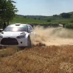 Stéphane Lefebvre en glisse avec la DS3 WRC