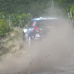 Fiesta WRC à l'attaque dans une corde