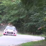 Hyundai I20 WRC dans le rapide