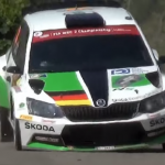 Skoda Fabia R5 en difficulté