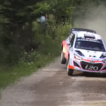 Saut Hyundai I20 WRC rallye de Finlande 2015