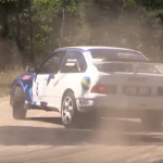 Sierra Cosworth en glisse