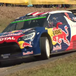 Stéphane Lefebvre en glisse avec la DS3 WRC