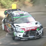 La ds3 WRC en glisse