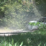 La 106 dans les arbres pendant la sortie