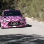 La nouvelle I20 WRC avec Dani Sordo