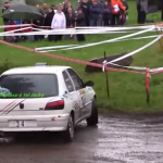 Mathieu joly en glisse avec la Peugeot 306