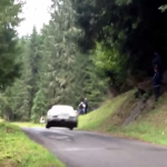La Porsche Cayman S en difficulté