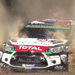 Citroën DS3 WRC sous l'eau