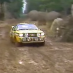 Audi Quattro dans la boue
