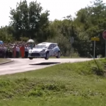 Pierre Roché et la Fiesta WRC les 4 roues en l'air