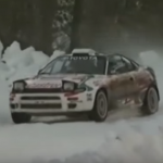 Ttoyota Celica ST185 sur la neige