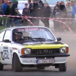 Passage en glisse d'une Opel Kadette
