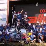 Podium du rallye d'Australie