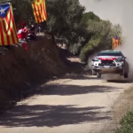 La Citroën DS3 WRC sur une bosse