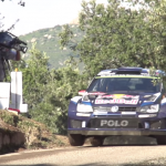 Volkswagen Polo R WRC sur une bosse