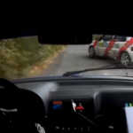 A l'intérieur de la voiture avant l'accident