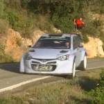 La Hyundai I20 WRC dans une corde