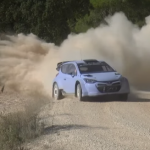 La Hyundai I20 WRC en glisse
