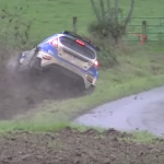 Accident d'une Ford Fiesta R5