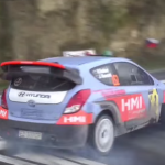 Enorme drift de Hayden Paddon avec la I20 WRC