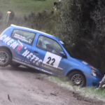 Crash d'une Renault Clio