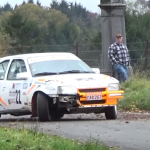 Une Opel Kadette GSI en glisse