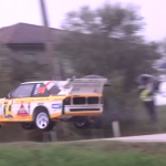 Audi Quattro S1 les 4 roues en l'air