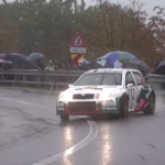 Skoda Fabia WRC en glisse