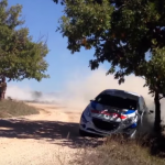 La Peugeot 208 R2 après le choc