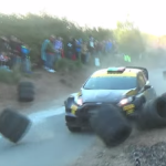 Touchette de Bertelli dans une chicane