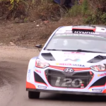 Hyundai I20 WRC en dérive