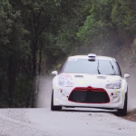 Citroën DS3 WRC dans une corde