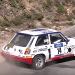 Renault 5 turbo en glisse