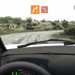 A l'intérieur de la Cïtroën DS3 WRC