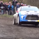Citroën DS3 R5 sur une bosse
