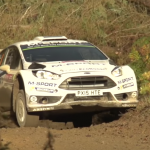 Ford Fiesta WRC à la corde