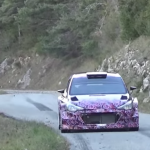 La Hyundai I20 WRC pendant les essais