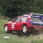 MG Metro 6R4 en dehors de la route