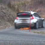 La Ford Fiesta WRC pendant les essais