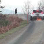 La Ford Fiesta WRC pendant les essais