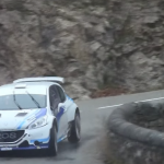 La Peugeot 208 T16 lors des essais