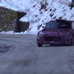 La Hyundai I20 WRC en glisse sur la neige
