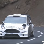 La Ford Fiesta WRC au freinage