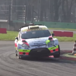 Ford Fiesta WRC à la corde